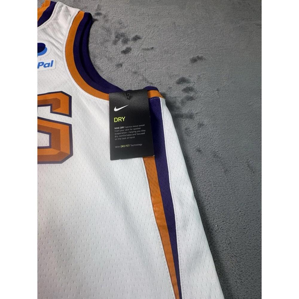 Signed Nike NBA Phoenix Suns Jersey DriFit White Size 48/Large Deandre Ayton NWT - Picture 8 of 13